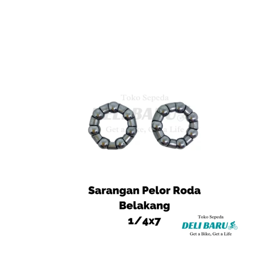 Sarangan pelor lahar roda belakang sepeda