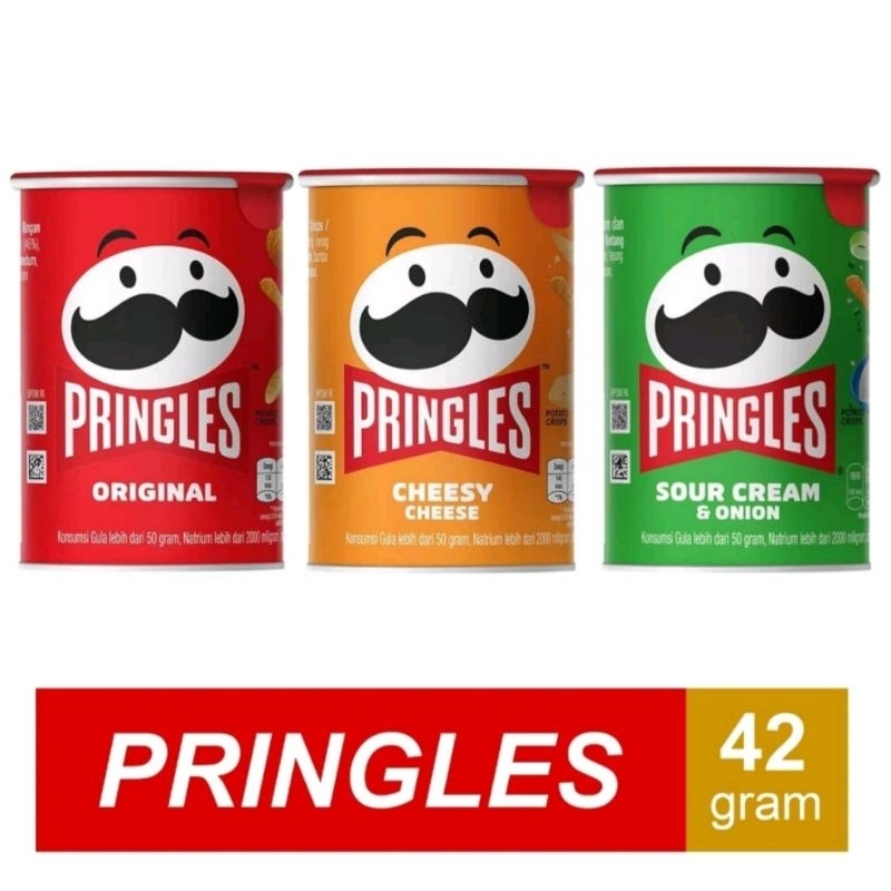 

Pringles Potato Chips Mini 42g / Pringles Keripik Kentang Mini 42g