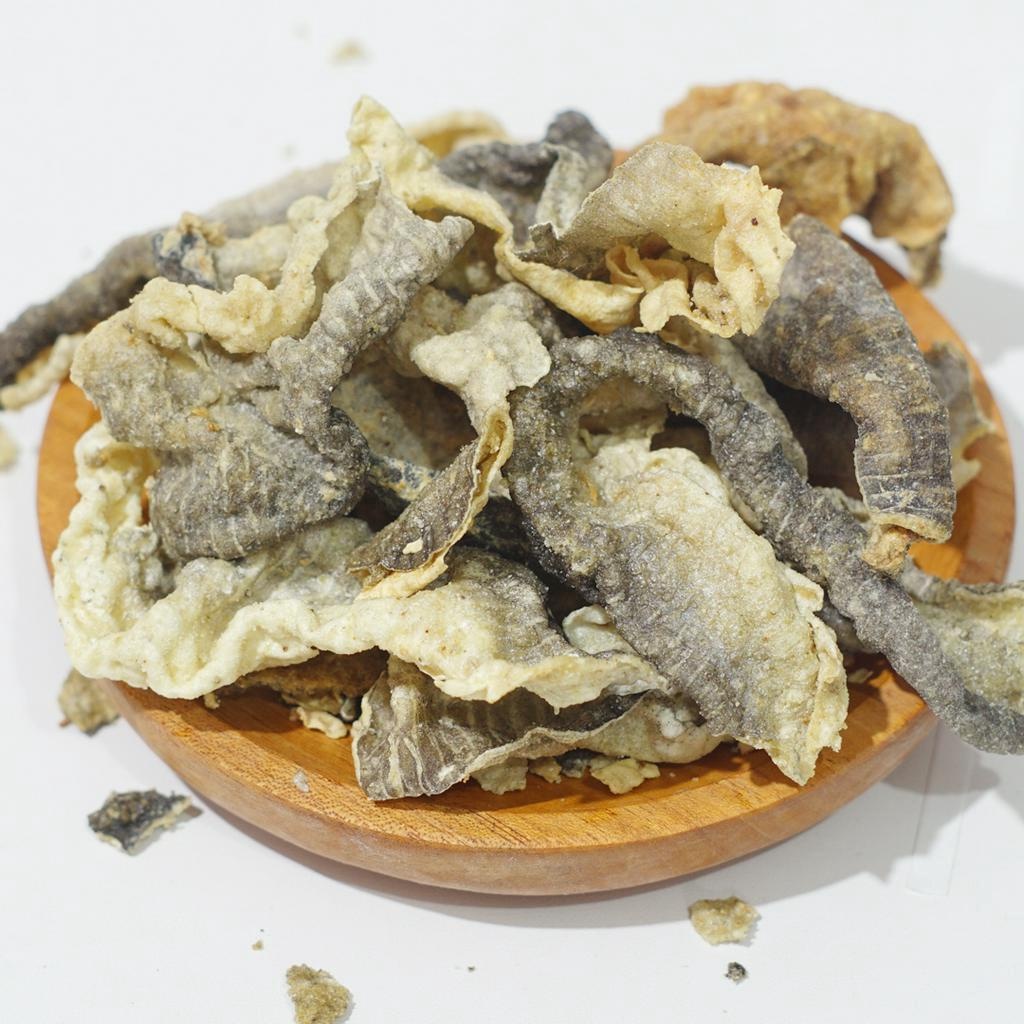 

Kerupuk Kulit Ikan Salmon