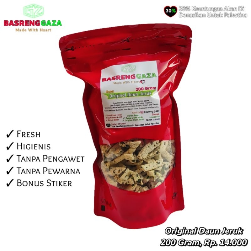 

BASRENG GAZA 200 GRAM, ORIGINAL DAUN JERUK