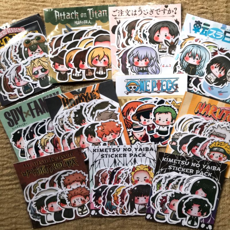 

khalishop - chibi sticker, anime sticker, sticker deco, sticker one piece, zoro, sticker kimetsu no yaiba, nezuko, demon slayer, sticker anime, sticker unik, spy x family, singeki no kyojin, sticker spy x family, sticker attack on titan, sticker bleach