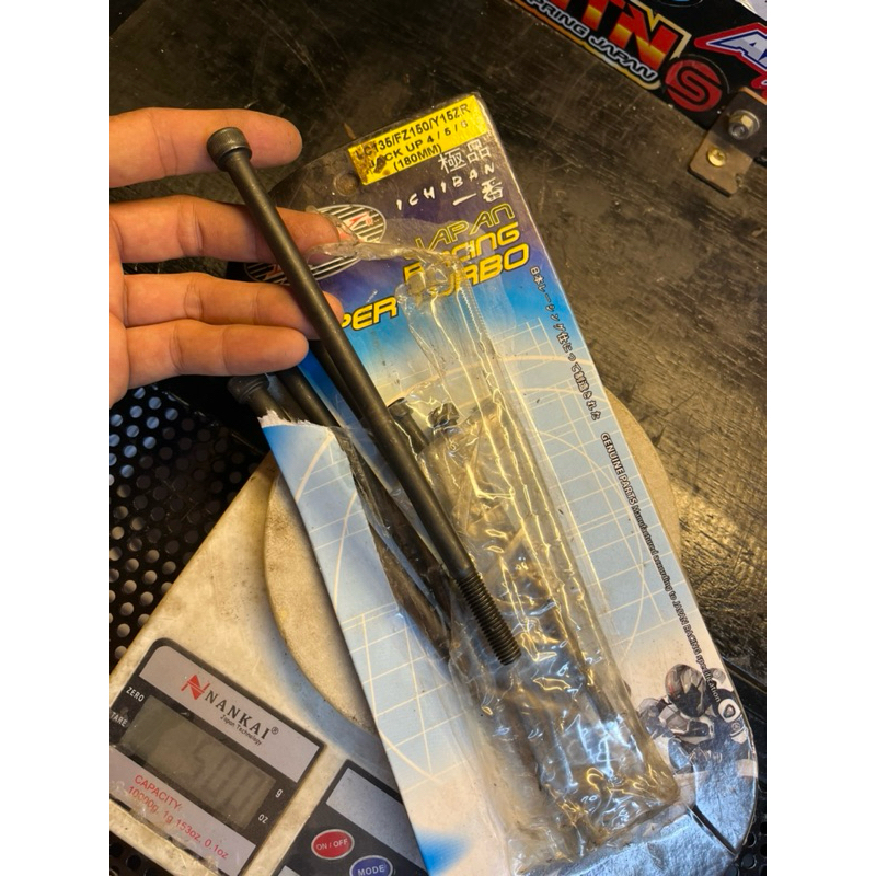 Baut Cylinder Blok head MX King R15 v3 Y15zr Jupiter MX LC 135 Vixion IKK Racing Panjang 180mm Baut 