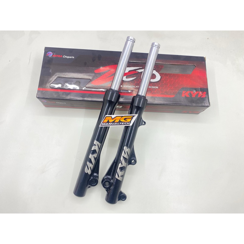 Shockbreaker Depan KYB Zeto Beat Karbu Fi Scoopy Genio Vario 125 / 150 KYOS-Ff5011 Hitam