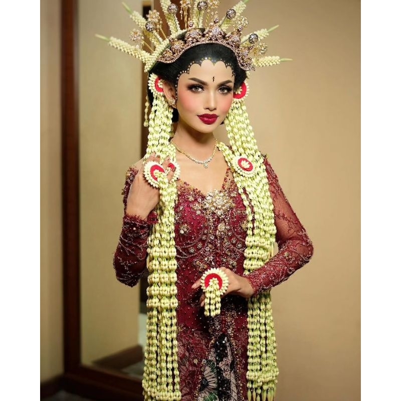 Melati Lilin Pengantin Madura Mewah mirip asli