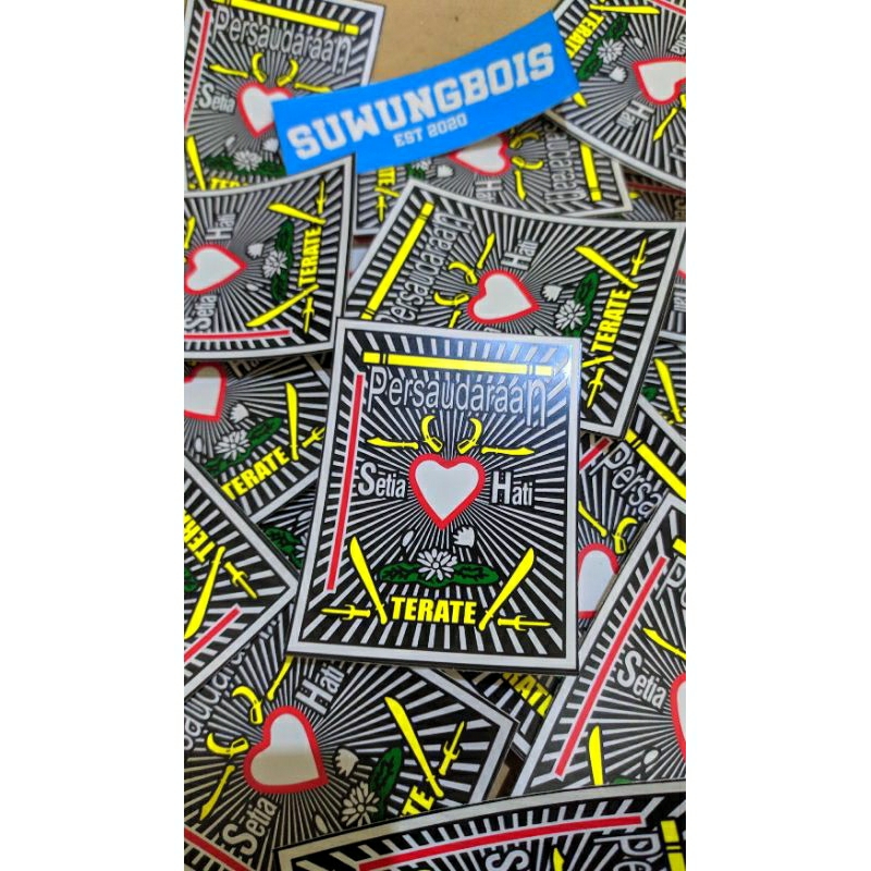 

sticker lambang psht beli 10 free 2 pcs