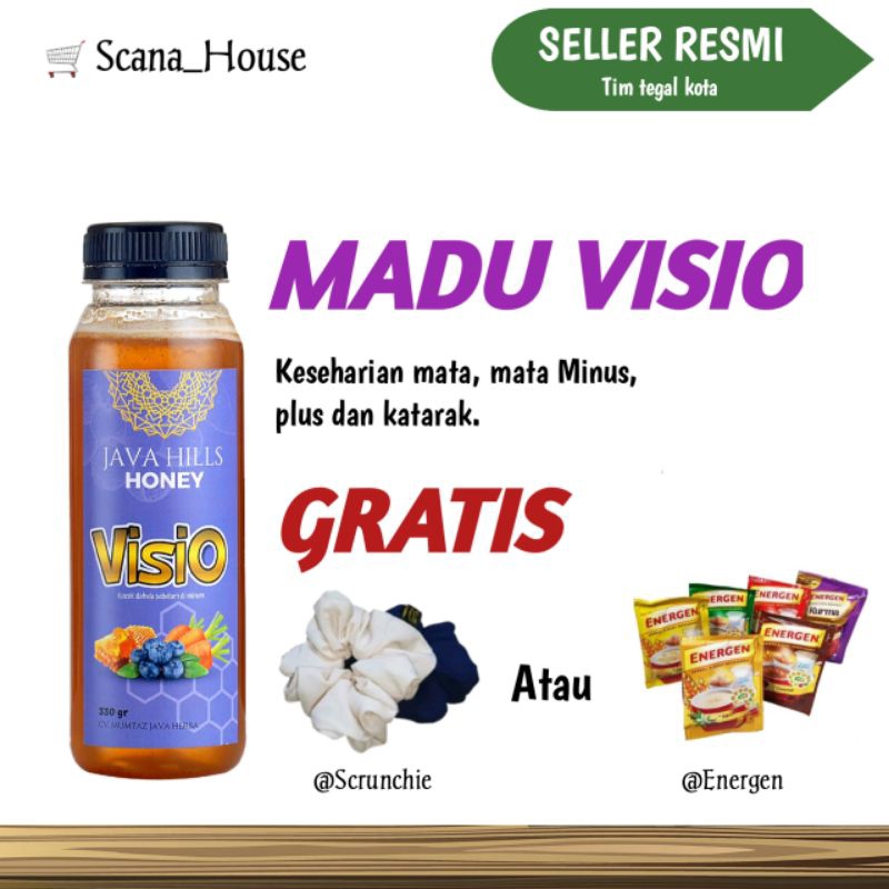 

Madu visio 320gr | madu java hills | honey | madu kesehatan mata | madu berkualita