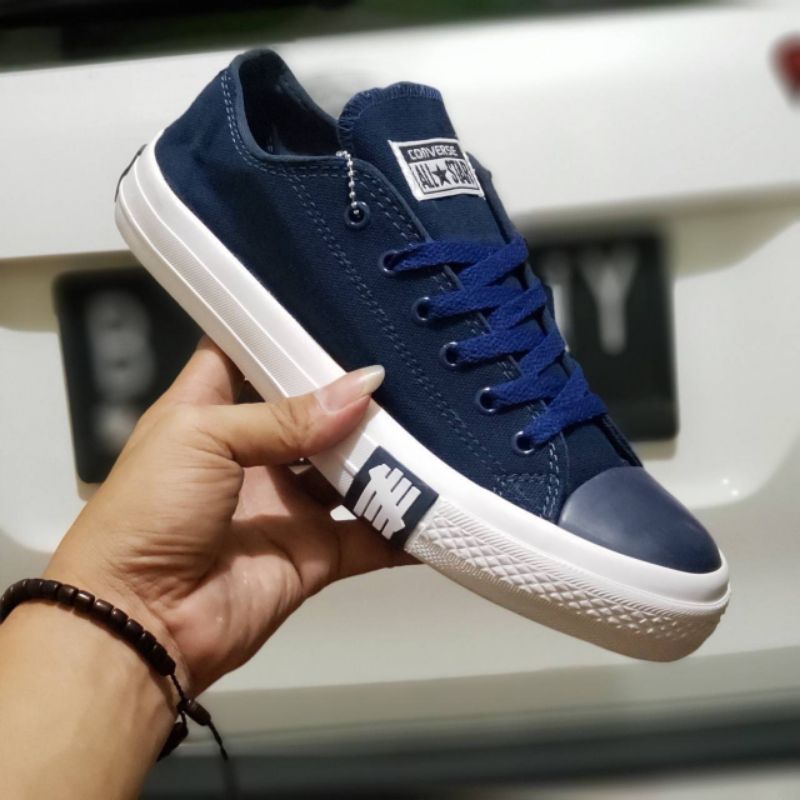SEPATU SNEAKERS PRIA CNV PETIR NAVY SIZE JUMBO 45,46