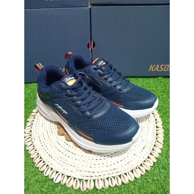 Sepatu Olahraga - Seoul by kasogi - warna biru orange size jumbo