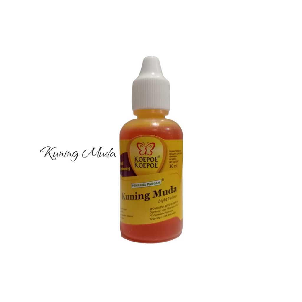 

KOEPOE KOEPOE PEWARNA KUNING MUDA 30 ML