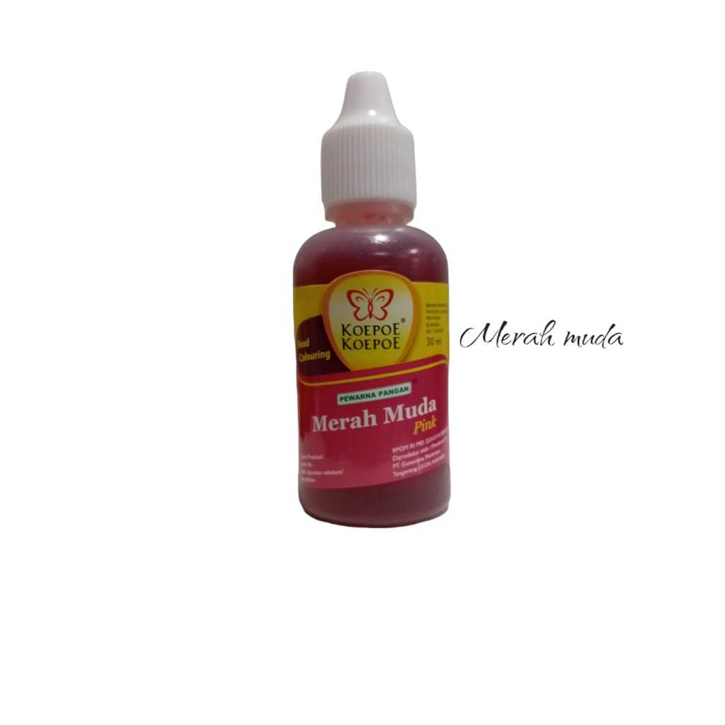 

KOEPOE KOEPOE PEWARNA MERAH MUDA 30 ML