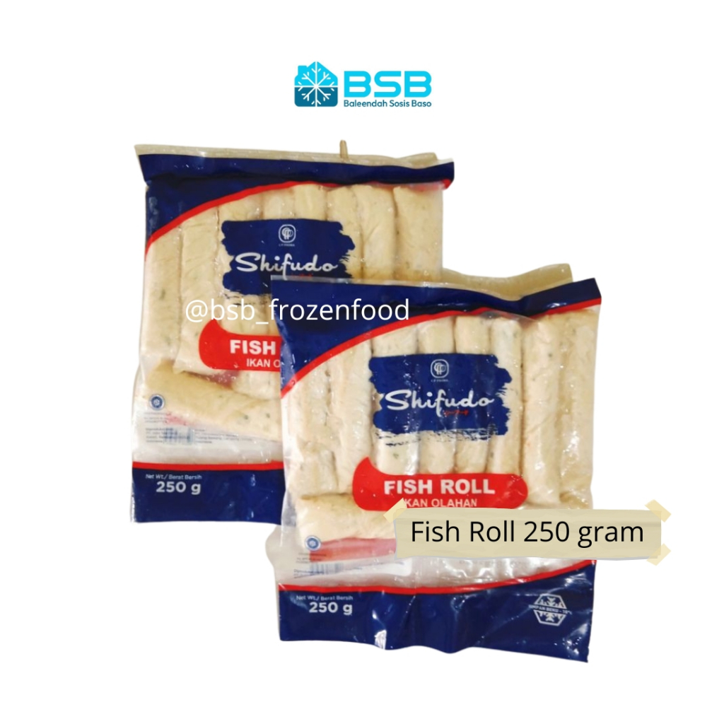 

SHIFUDO Fish Roll ORIGINAL Ikan Gulung Olahan Seafood 500 gram Makanan Beku