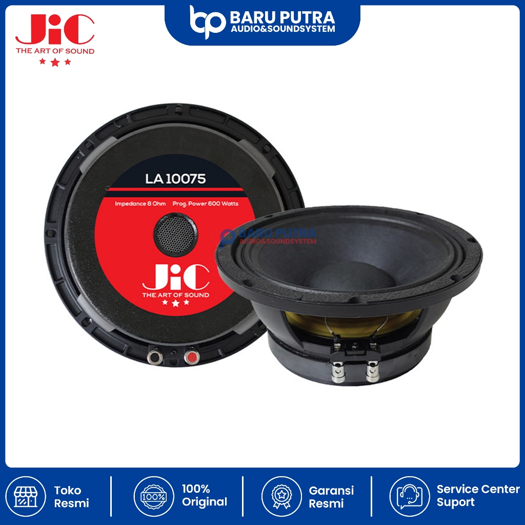 Speaker Komponen JIC LA 10075 10Inch / Speaker Component 10" LA-10075