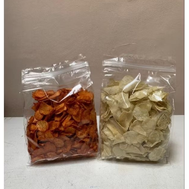 

Keripik talas sehat tanpa msg | dengan minyak kelapa dan garam laut