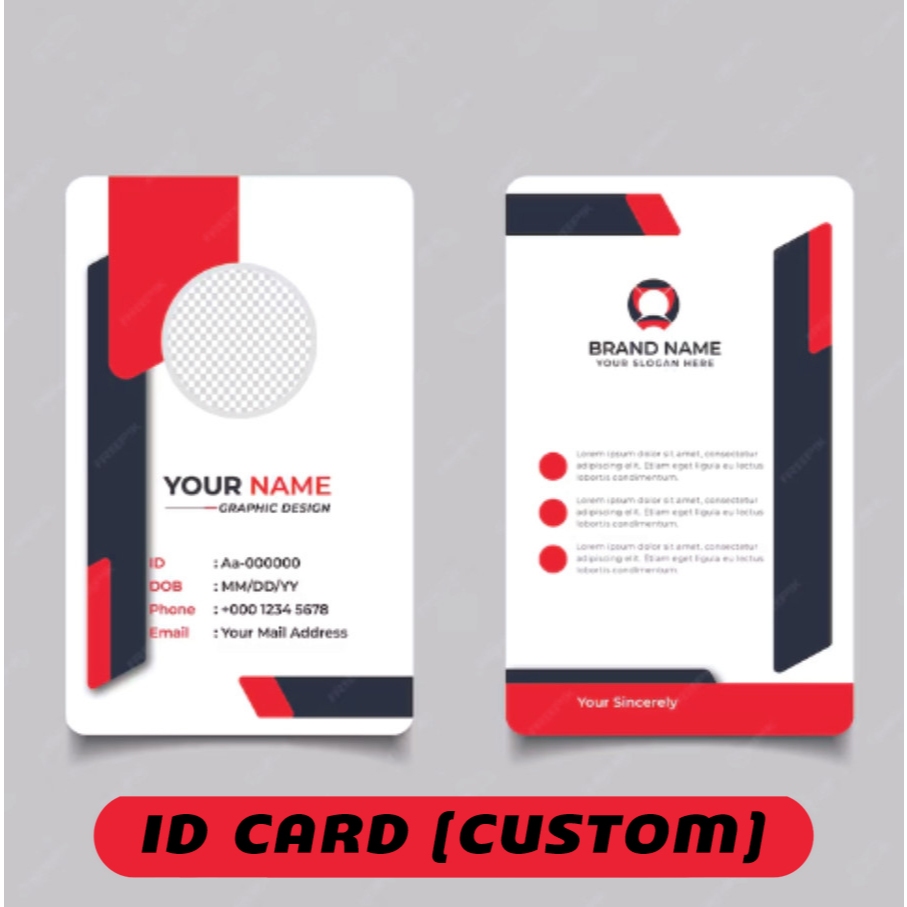 

ID card / Kartu Pengenal custom