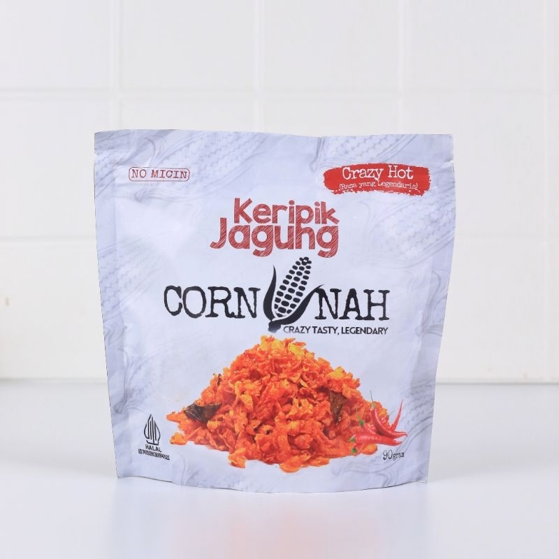 

Cornnah Corn Flakes Snack Sereal Jagung Premium Rasa Pedas
