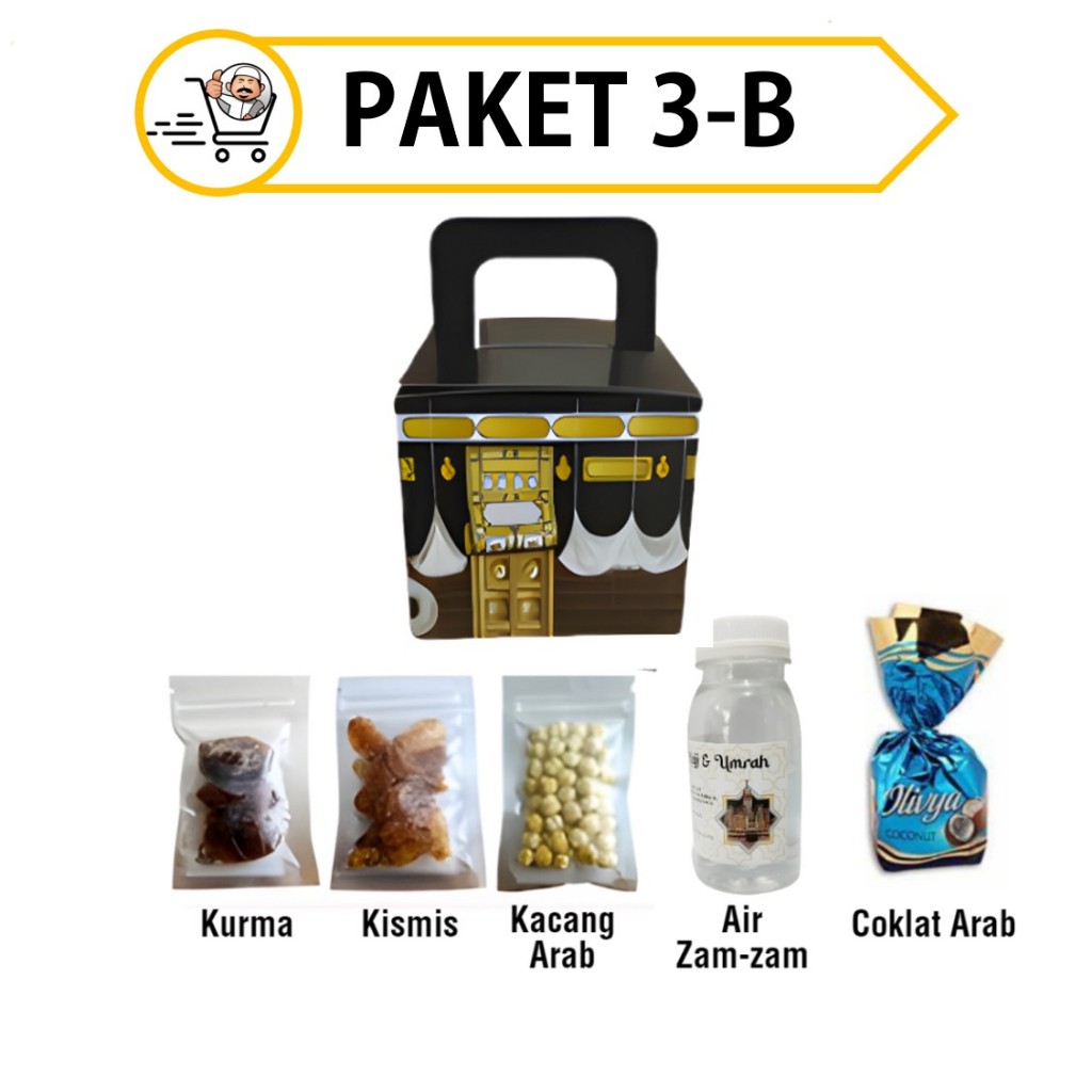 

Paket Oleh Oleh Haji dan Umroh paket dus kabah paket cokelat arab coklat 3-B