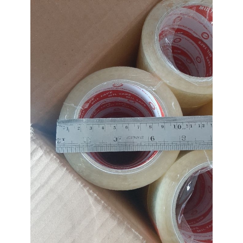 

Lakban 45mm Lakban Bening 100yard ( isi 72pcs )