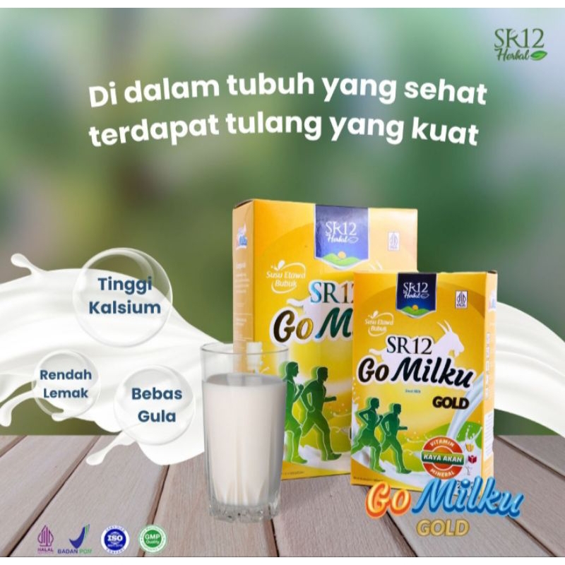 

SR12 Herbal GoMilku Gold Susu Kambing Etawa By Omahwowie