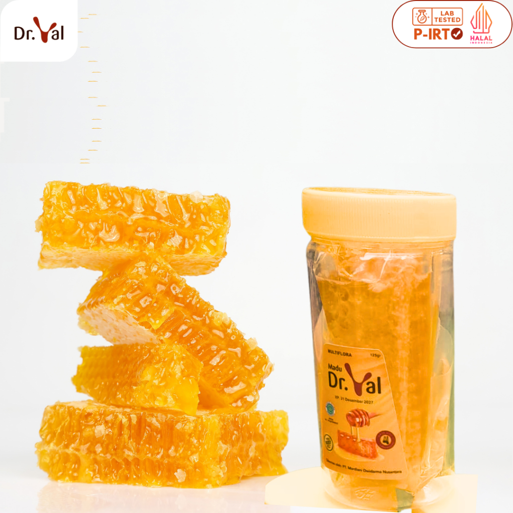 

PROMO Sarang Madu Asli Dr. Val 100gram Honeycomb Premium