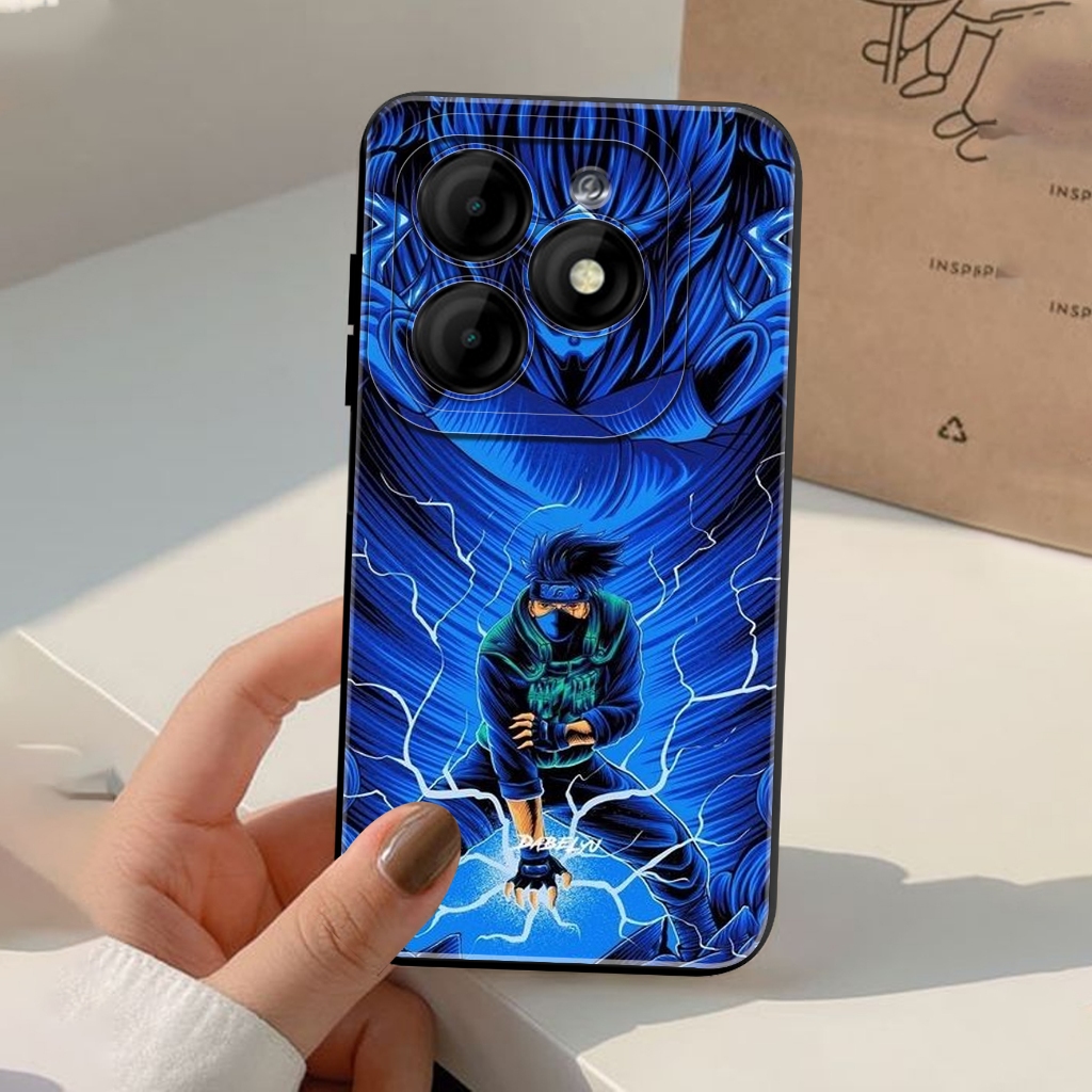 CASE ITEL P55 NFC - MOTIF GAARA - Softcase Premium - Bening Transparant - Silikon HP - Kesing - Cass