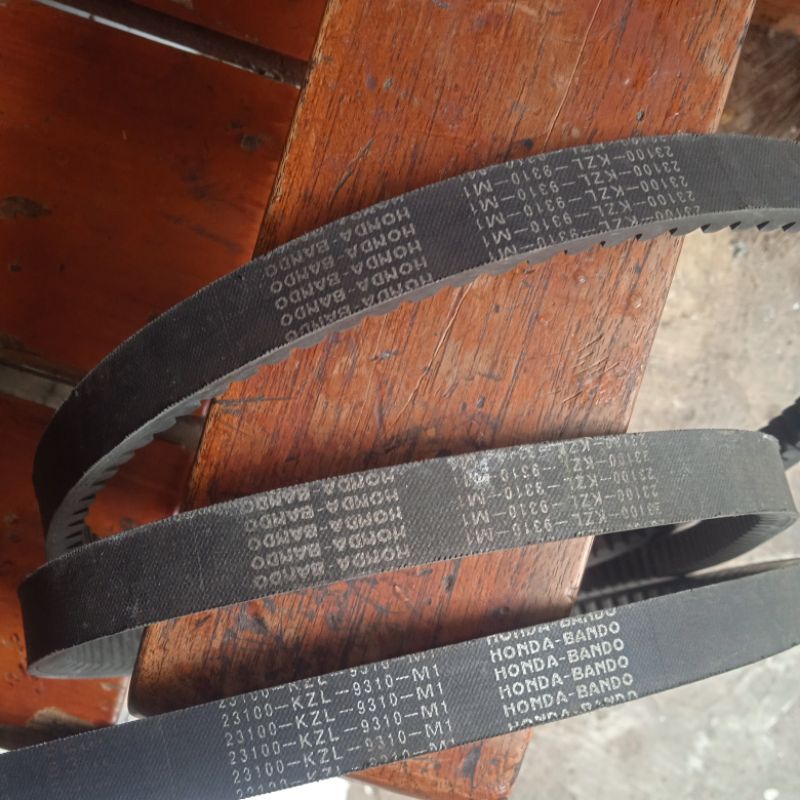 v-belt kode KZL untuk motor beat Fi, Scoopy fi,vario 110,spacy fi copotan/bekas