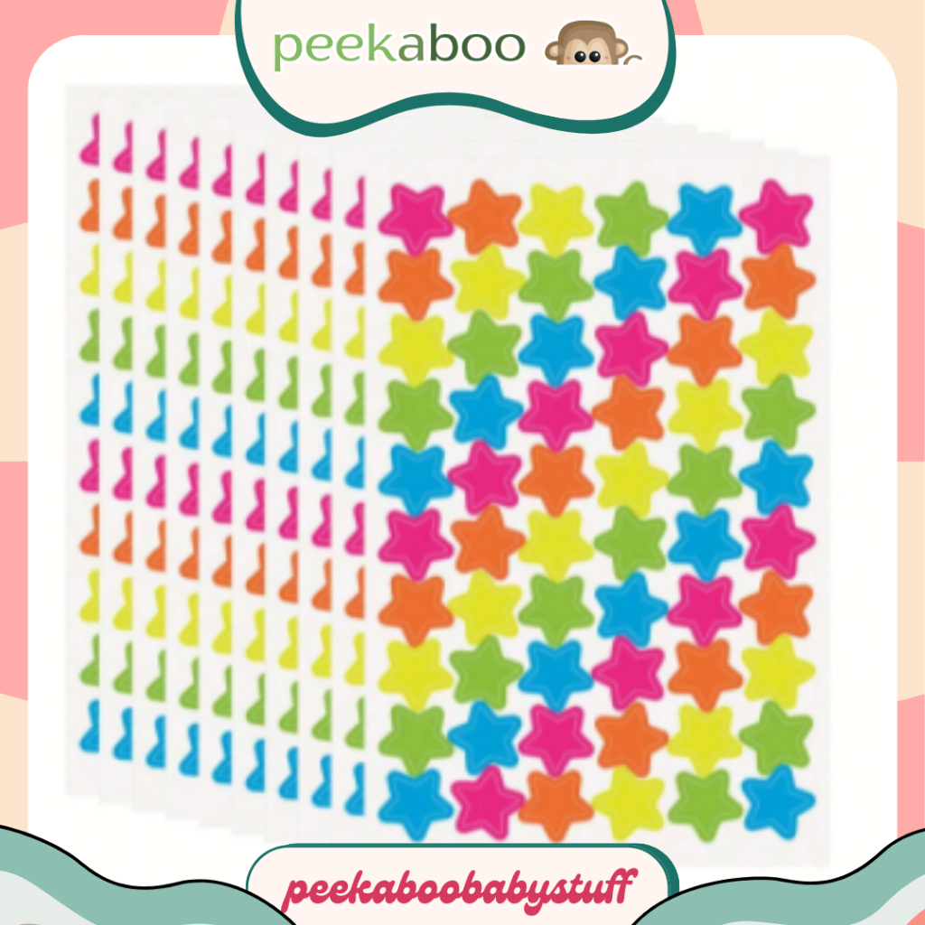 

STICKER REWARDS ANAK - STAR DIAGONAL COLOR || STICKER REWARD ANAK || STIKER LUCU DIY MURAH