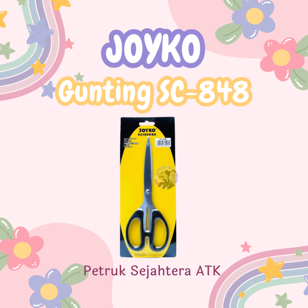 

[PCS] GUNTING JOYKO SC-848 BESAR SCISSORS PEMOTONG KERTAS