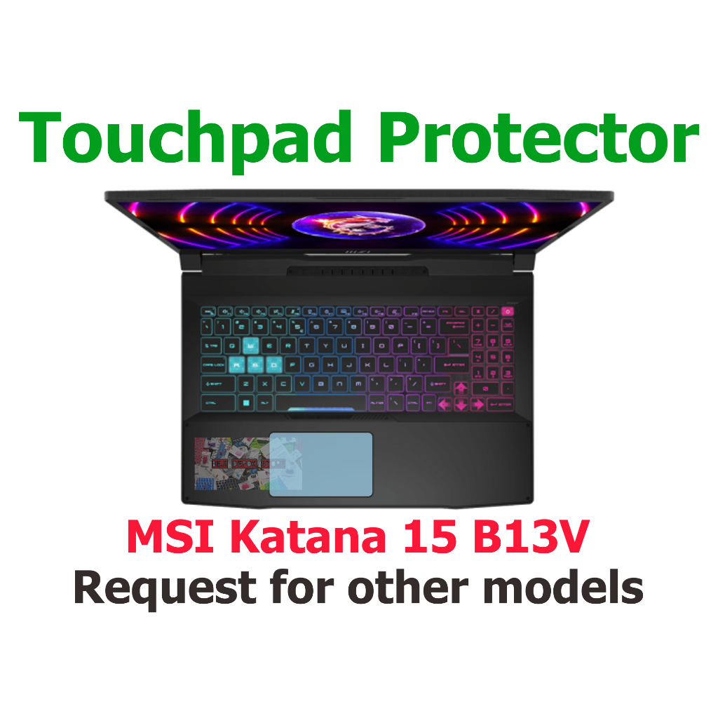 Touchpad Trackpad Protector MSI Katana 15 B13V