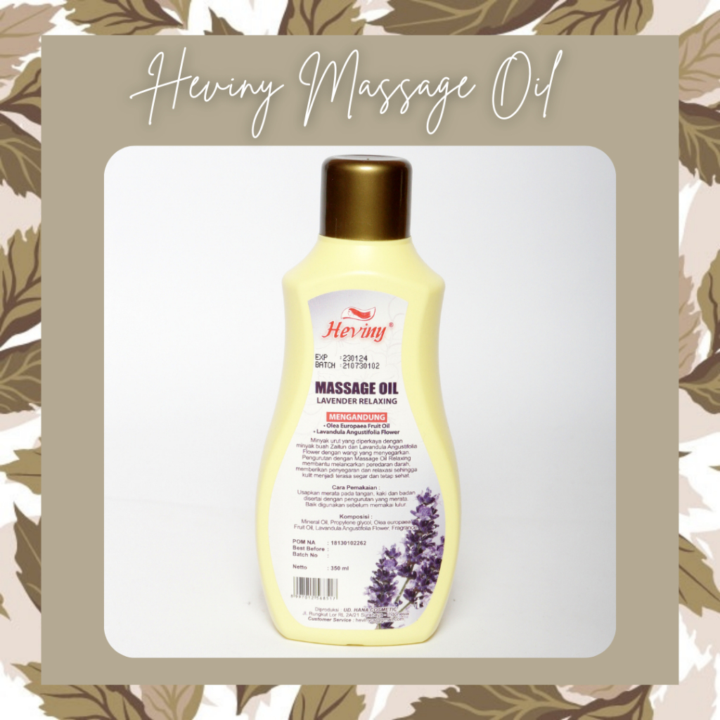 Heviny Massage Oil/Minyak Pijat 350 mL
