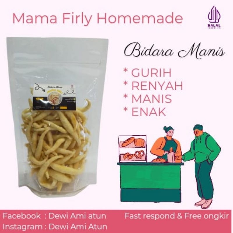 

Bidara Manis Mama Firly 100 g Snack Cemilan Enak Higenis