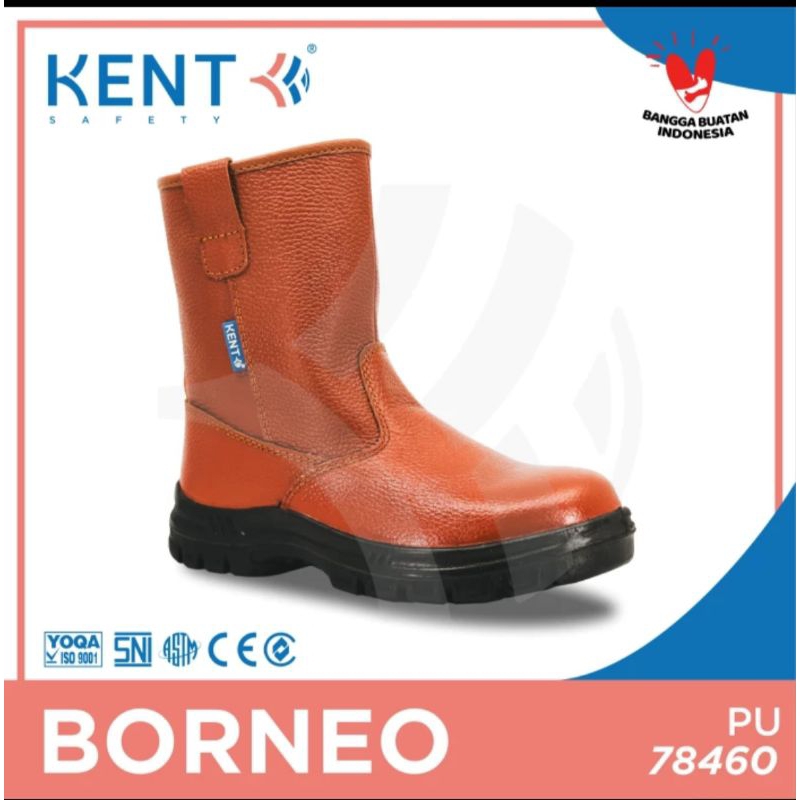 Sepatu Safety Kent Borneo, Kent Ternate, Kent Batam, Original
