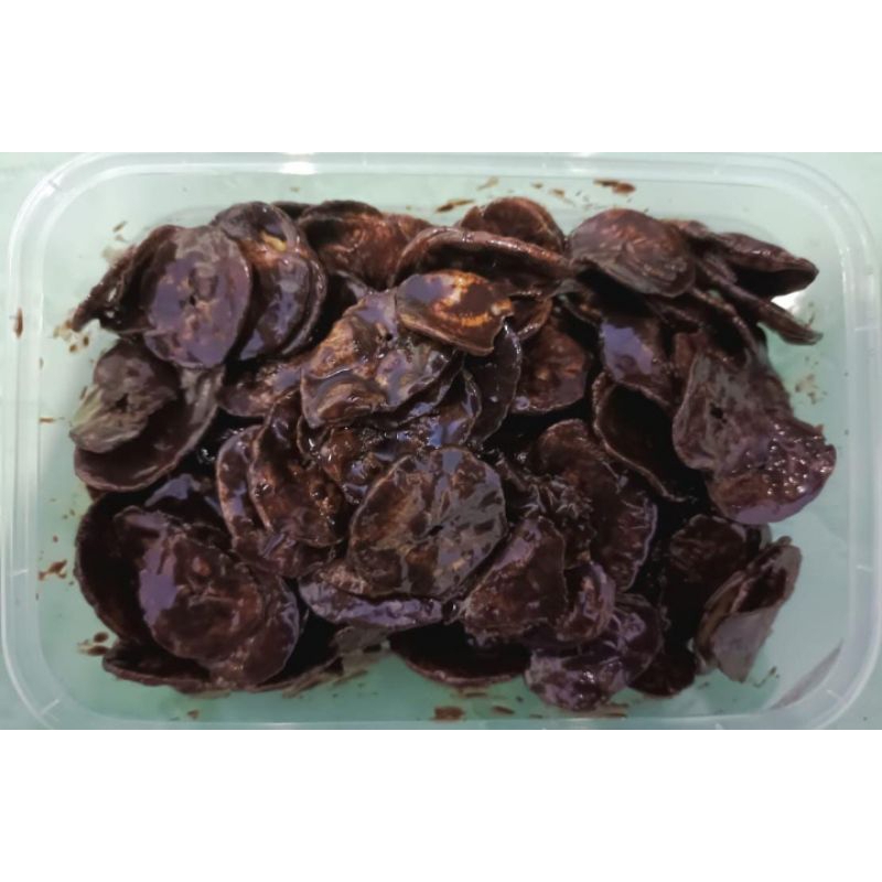 

kripik pisang coklat lumer (COKLAT)