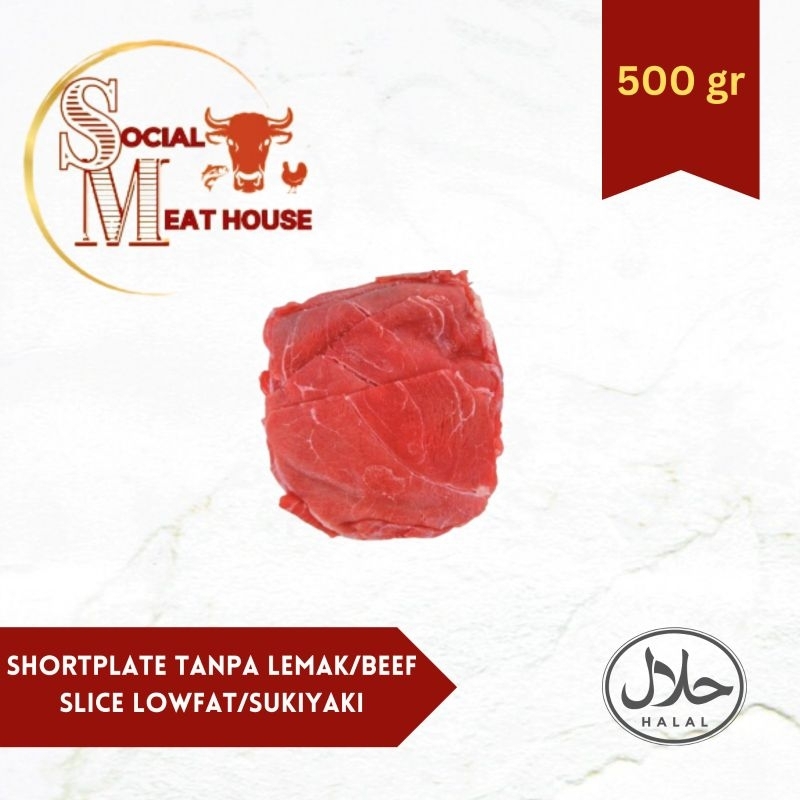 

Shortplate tanpa lemak/Beef Slice Lowfat 500gr