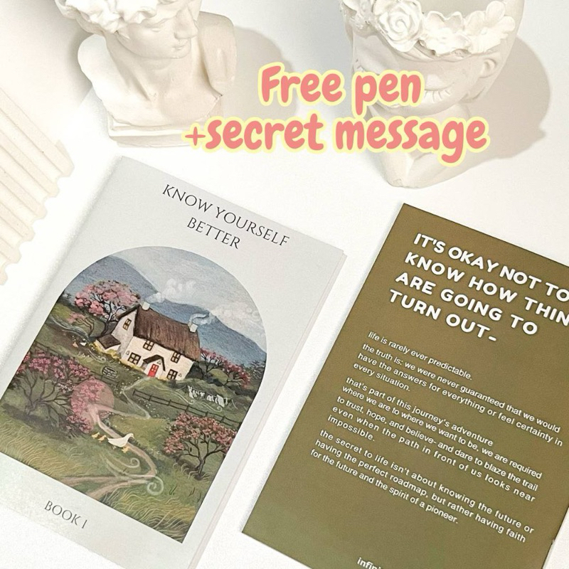 

[INFINITYSTUFF] Mini Jurnal Question book workbook KNOW YOURSELF BETTER Mini journal kado unik ultah gift