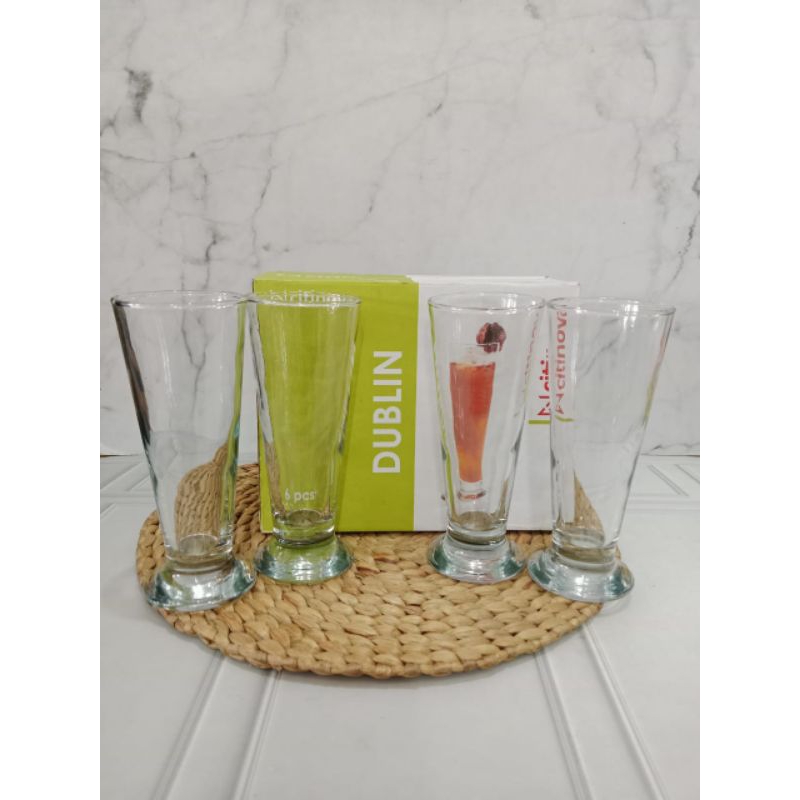 GELAS CITINOVA-DUBLIN/ GELAS KACA/ GELAS JUS/ 6 PCS