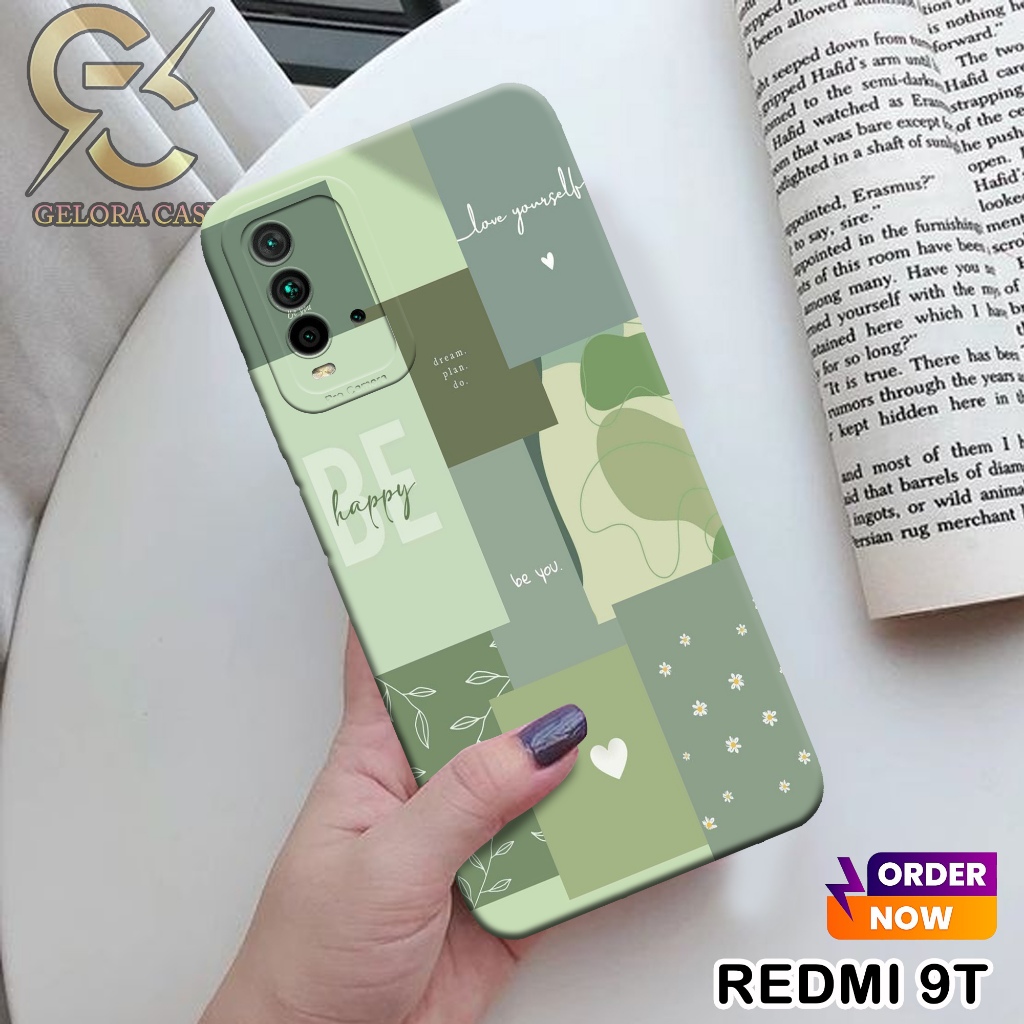 Case Xiaomi Redmi 9T - geloracase - Casing Redmi 9T - Motif case aesthetic - Xiaomi - Softcase Redmi