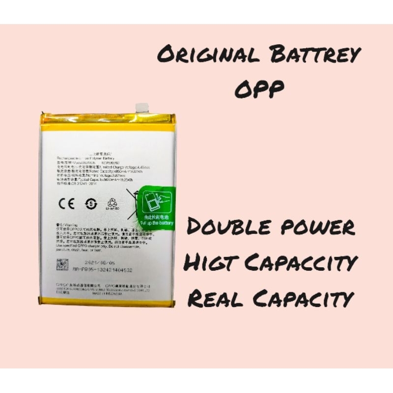 BATERAI BLP619 OPPO A57 ORIGINAL 100%