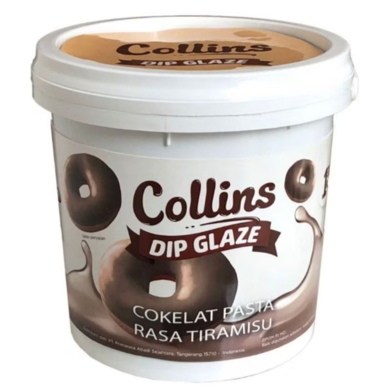 

COLLIN DIP GLAZE 1 KG/ COLLIN COKLAT/ COLLIN STRAWBERRY/ COLLIN CAPUCINO/ SELAI ROTI