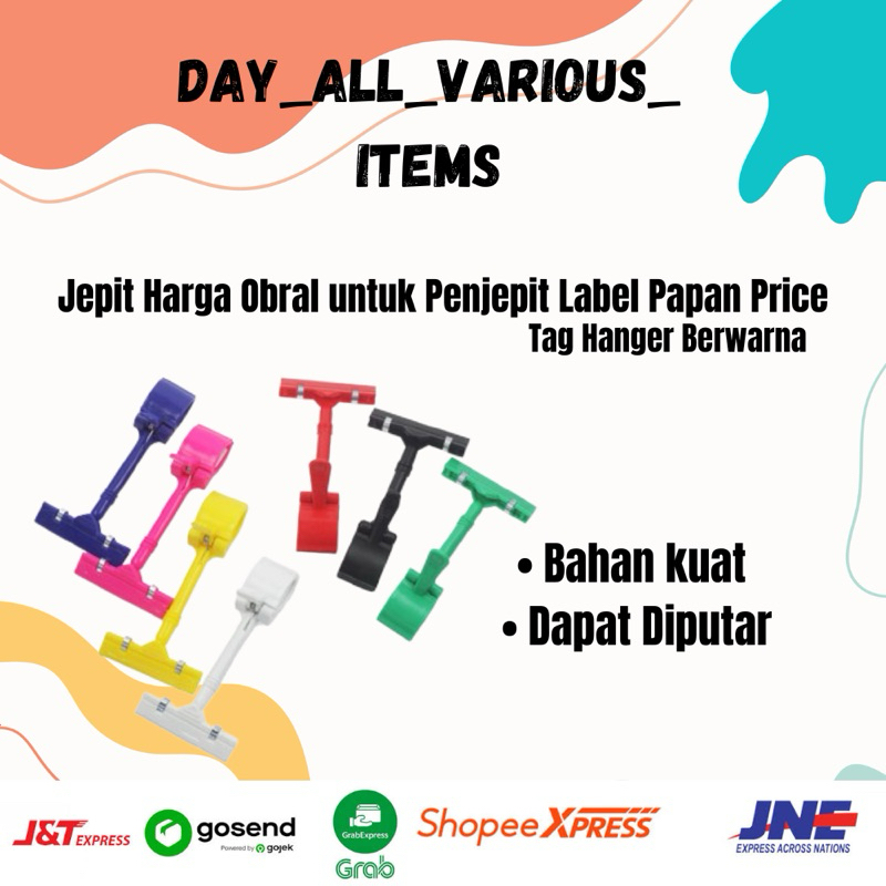 

Jepit Harga Obral untuk Penjepit Label Papan Price Tag Hanger