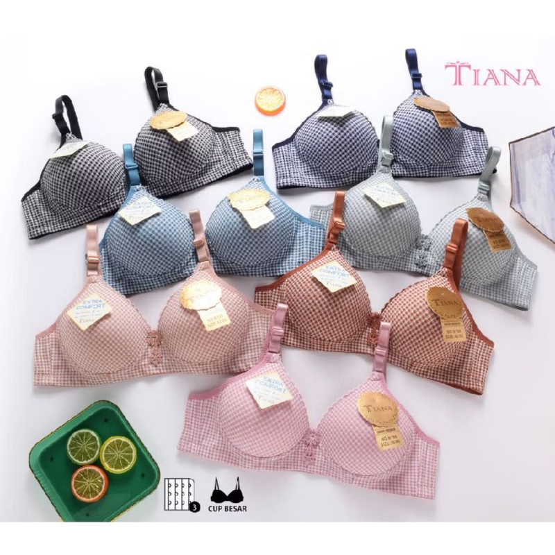 Bra B108 Bra tanpa kawat Cup C ukuran 36.38.40.42