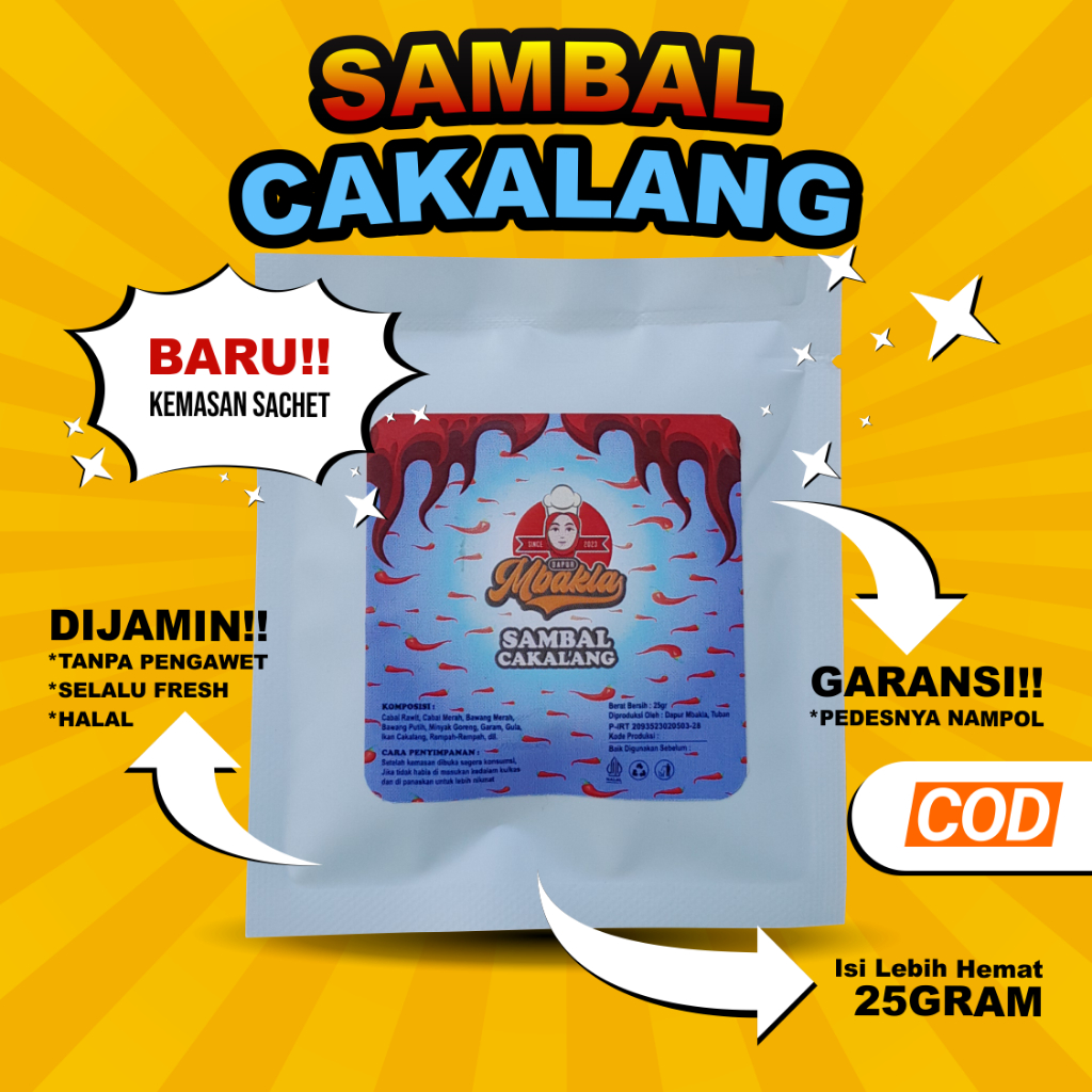 

Sambel Sachet Cakalang Dapur Mbakla