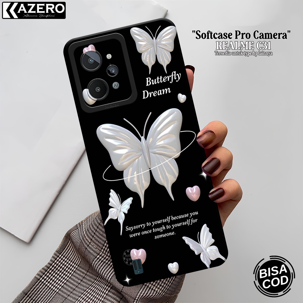Case Realme C31 - Pro Camera - Fashion Case Aesthetic - Softcase Realme C31 - Casing Realme C31 - Ke