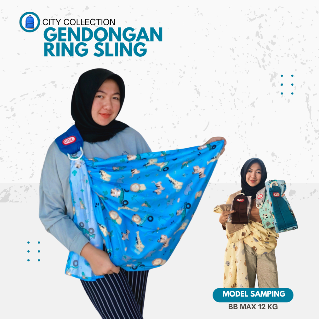 Gendongan Bayi Multifungsi Model Ring Sling Gendongan Bayi Samping