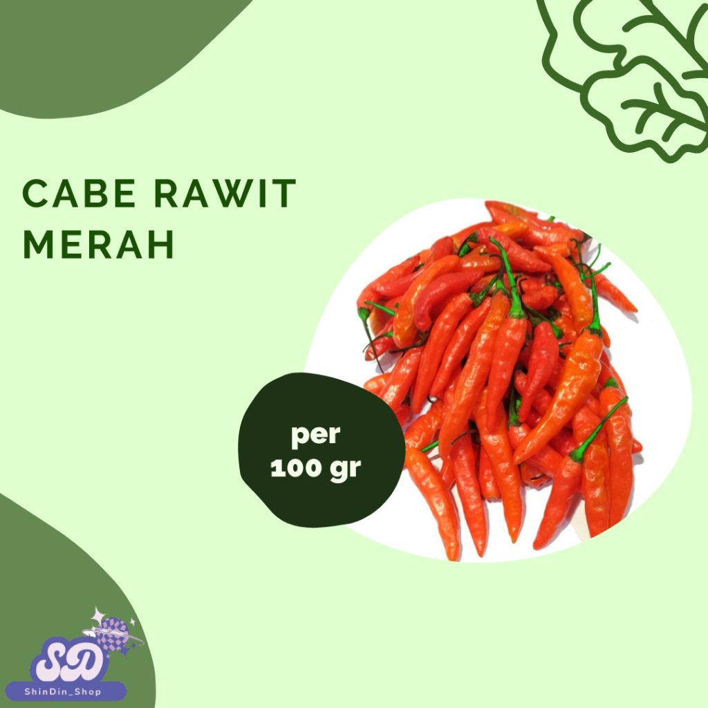 

KIRIM INSTAN Cabe Rawit Merah 100gr
