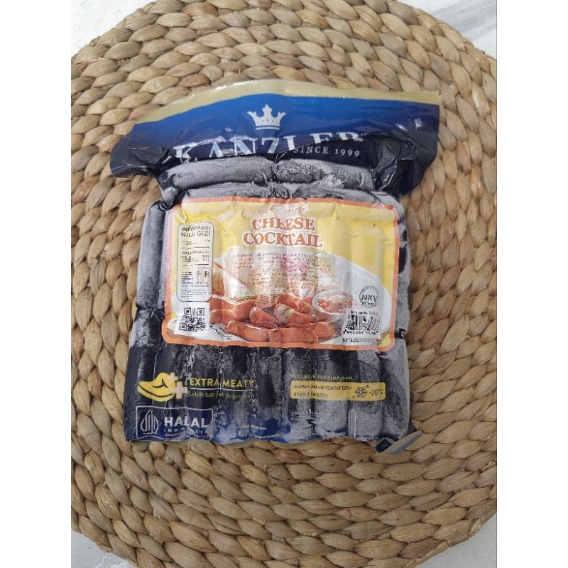 

Kanzler Sosis cheese cocktail 500gr