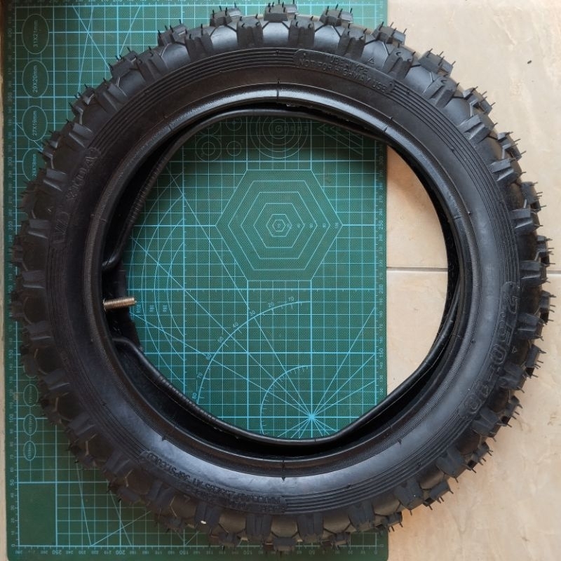 ban luar dalam trail mini 2.50-10 ring 10