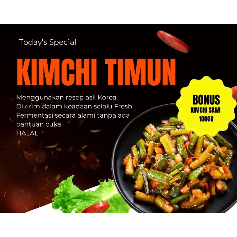 

PROMO ! KIMCHI TIMUN 1 KG, RESEP KOREA ASLI MURAH