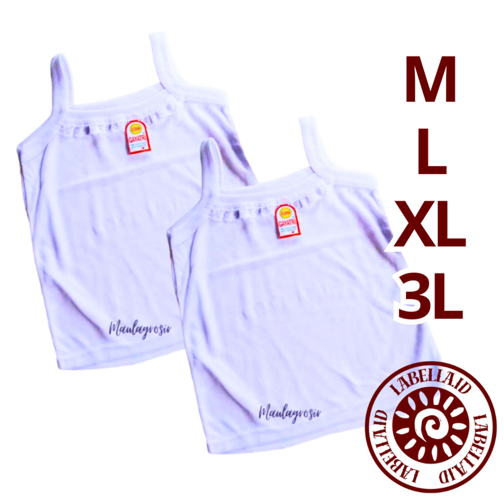 Kaos Dalam Anak Perempuan Singlet Anak Remaja Cewek Putih SD SMP SMA LAB96