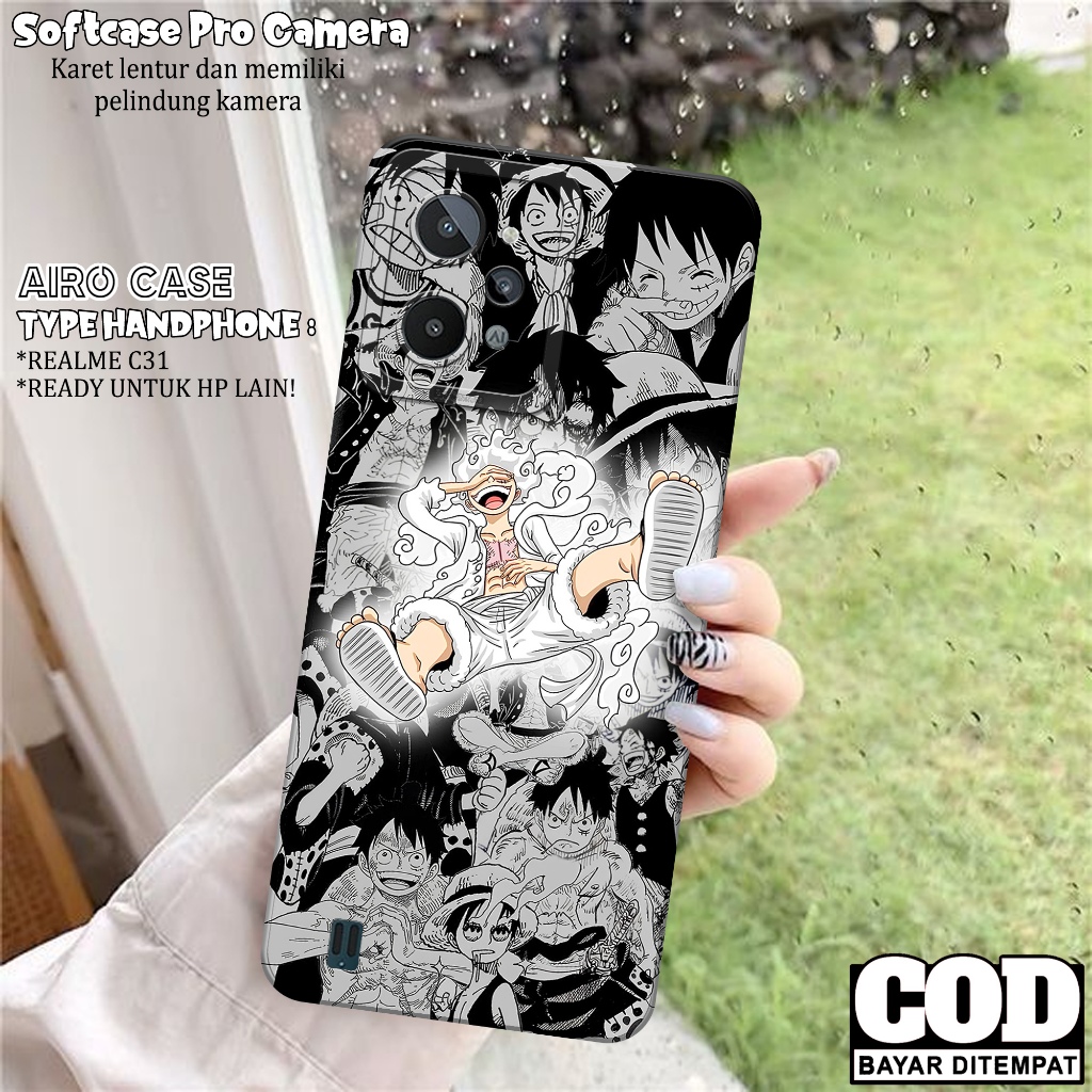 Case REALME C31 - Softcase  REALME C31 - Fashion Case ANIME - Casing  REALME C31 - Softcase Pro Came