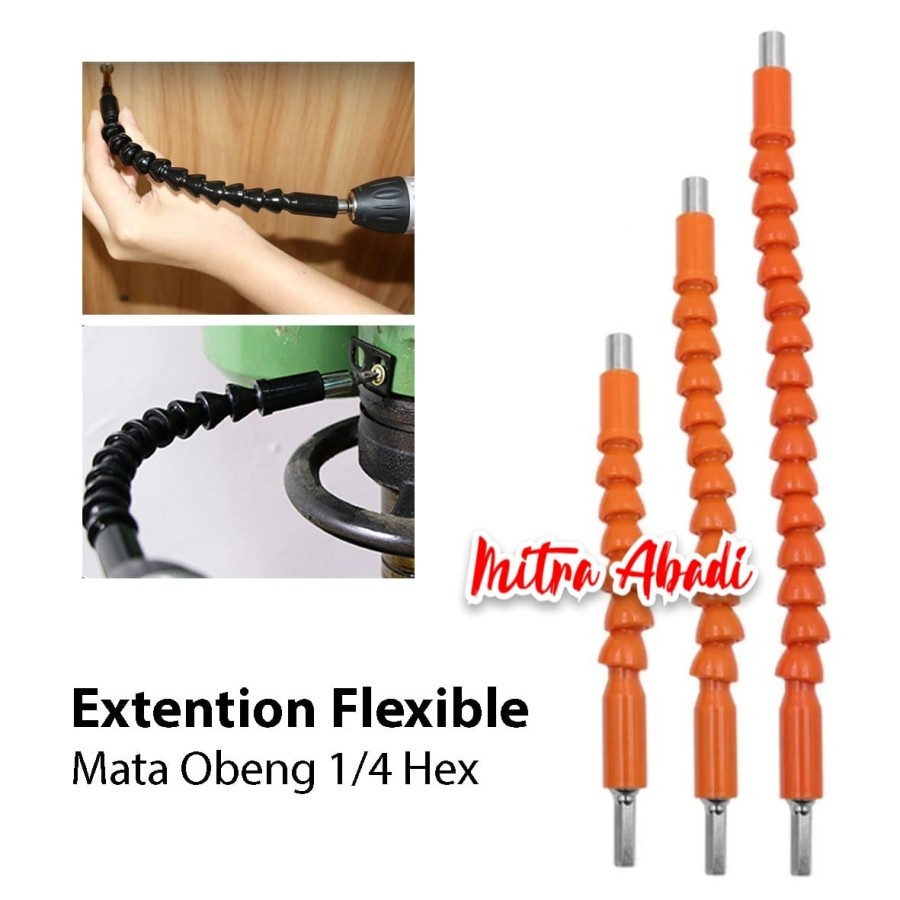Extention Flexible Shaft Universal / Sambungan Flexible Mata Obeng Bor Tangan